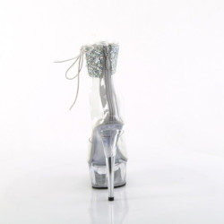 Pleaser DELIGHT-624RS-02 Transparent Silver Strass Sale