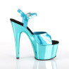 Pleaser ADORE-709HGCH Turquoise Platform High Heels