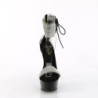 Pleaser DELIGHT-627RS Black Ankle Cuff High Heels Shoes