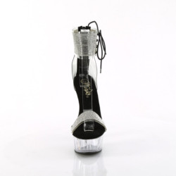 Pleaser DELIGHT-627RS Clear Ankle Cuff High Heels Shoes