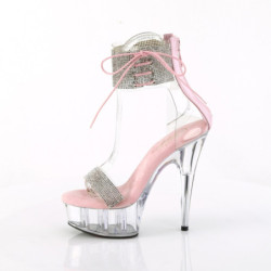 Pleaser DELIGHT-627RS Transparent Rose Sale Women