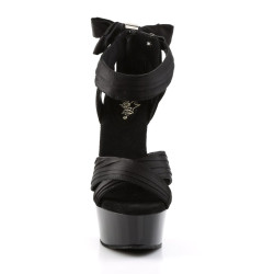 Pleaser DELIGHT-668 Black Bow High Heels Platform Women