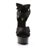 Pleaser DELIGHT-668 Black Bow High Heels Platform Women