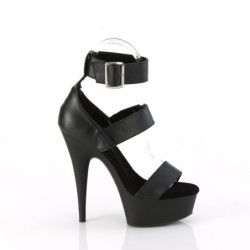 Pleaser DELIGHT-629 Black Vegan Leather Sale Women
