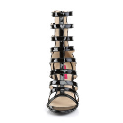 Pleaser Pink Label DREAM-438 Black Patent Sale Women