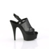 Pleaser DELIGHT-636 Black Vegan Mesh Sale Women