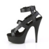Pleaser DELIGHT-637 Black Vegan Leather Sale Women