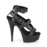 Pleaser DELIGHT-637 Black Vegan Leather Sale Women
