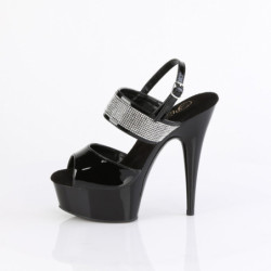 Pleaser DELIGHT-639 Patent Platform High Heels Sandals