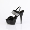 Pleaser DELIGHT-639 Patent Platform High Heels Sandals