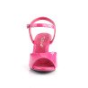 Fabulicious BELLE-309 Pink Patent Low Heeled Sandals