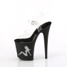 Pleaser FLAMINGO-808TGRS Exotic Pole Dance High Heels