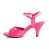 Fabulicious BELLE-309 Pink Patent Low Heeled Sandals