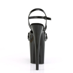 Pleaser FLAMINGO-809GB Black Exotic Pole Dance High Heels