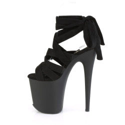 Pleaser FLAMINGO-876 Black Exotic Pole Dance High Heels