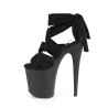 Pleaser FLAMINGO-876 Black Exotic Pole Dance High Heels