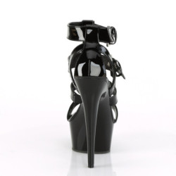 Pleaser DELIGHT-658 Patent Strappy High Heels Sandals