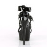 Pleaser DELIGHT-658 Patent Strappy High Heels Sandals