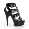 Pleaser DELIGHT-658 Patent Strappy High Heels Sandals