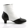 Bordello FLORA-1023 White Black Vegan Women Boots