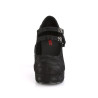 Demonia GOTHIKA-09 Black Lace Punk Lolita Platform Pumps