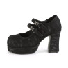 Demonia GOTHIKA-09 Black Lace Punk Lolita Platform Pumps