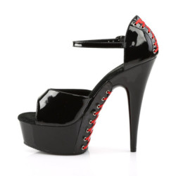 Pleaser DELIGHT-660FH D'Orsay Corset High Heels Sandals