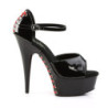 Pleaser DELIGHT-660FH D'Orsay Corset High Heels Sandals