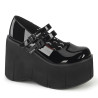 Demonia KERA-08 Black Patent Maryjane Platform Boots