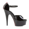 Pleaser DELIGHT-660FH D'Orsay Corset High Heel Platform