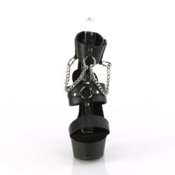 Pleaser DELIGHT-661 T-Strap Ankle Strap High Heels