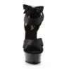 Pleaser DELIGHT-668 Black Bow High Heels Platform Women