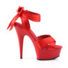 Pleaser DELIGHT-668 Red Bow High Heels Platform Women