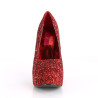 Pleaser Pink Label TEEZE-06GW Red Glitter Sale Women