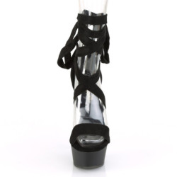 Pleaser DELIGHT-671 Ankle Wrap Platform High Heel Shoe