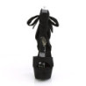 Pleaser DELIGHT-679 Black Ankle Wrap High Heels Shoes