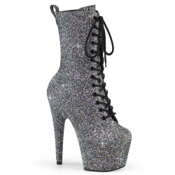 Pleaser ADORE-1040GR Black Glitter Strass Matching Sale