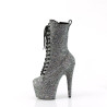 Pleaser ADORE-1040GR Black Glitter Strass Matching Sale