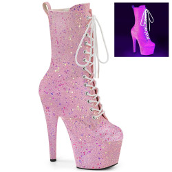 Pleaser ADORE-1040IG Neon Rose Glitter Sale Women
