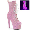 Pleaser ADORE-1040IG Neon Rose Glitter Sale Women