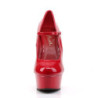 Pleaser DELIGHT-687 Red Platform Heeled Pumps Women