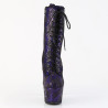 Pleaser ADORE-1040SPF Purple Metallic Snake Print Fabric