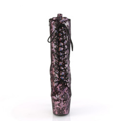 Pleaser ADORE-1040SPF Rose Metallic Hologram Snake