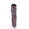 Pleaser ADORE-1040SPF Rose Metallic Hologram Snake