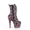 Pleaser ADORE-1040SPF Rose Metallic Hologram Snake