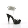 Pleaser DELIGHT-691-2RS Transparent Black Sale Women