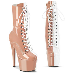 Pleaser ADORE-1040TT Blush White Patent Sale Women
