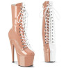 Pleaser ADORE-1040TT Blush White Patent Sale Women