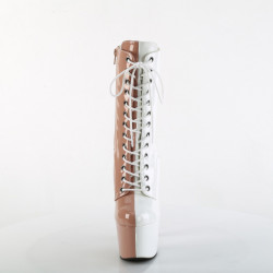 Pleaser ADORE-1040TT Blush White Patent Sale Women