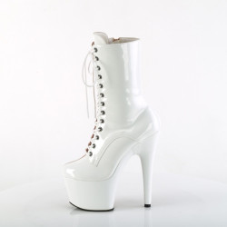 Pleaser ADORE-1040TT Blush White Patent Sale Women
